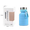 Garrafa de Água Dobrável de Silicone de Grau Alimentício 550ml Portátil para Exterior à Prova de Vazamentos Fabricante Direto Personalização de Logo Atacado em Estoque