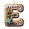 Novo Acrílico Transfronteiriço Plano Desenho Animado Acrílico Pingente de Natal Letras