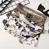 Cuecas Masculinas Seda Gelo Estampadas Calções de Natação com Ajuste de Cordão Cuecas Boxer Masculinas Sexy Fornecimento Transfronteiriço Europeu e Americano Atacado