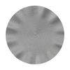 Tapete de Mesa de Jantar Tecido Estilo Ins com Borda de Lótus, Material PP, Venda Quente Transfronteiriça, Tapete de Lugar Estilo Ocidental com Isolamento Térmico e Anti-Escaldante