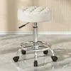 Taburete de Barra para Uso Doméstico, Silla Giratoria, Taburete de Altura Ajustable, Taburete Alto Minimalista Moderno con Respaldo, Silla de Barra, Taburete Redondo para Salón de Belleza