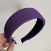 Faixa de Cabeça de Tricô Grossa Estilo Coreano com Aba Larga, Fashion e Versátil, Faz o Rosto Parecer Menor, Novo Estilo Verão 2026 Acessório de Cabelo