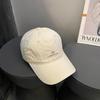 Boné de beisebol bordado simples estilo americano com letras pequenas, chapéu de sol de algodão lavado para homens e mulheres, boné para todos os gostos