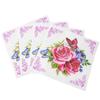 Servilleta de Fiesta Transfronteriza Flor y Hierba Cumpleaños Patrón Característico Toalla de Papel Impresa con Mariposas Fabricantes Venta Directa al Mayoreo