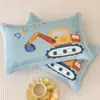 Fundas de almohada de seda de hielo para niños de verano, un par de fundas de almohada frescas de verano 30x50 cm, juego de fundas de almohada para bebé de jardín de infantes