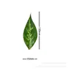 Impresión 3D Vela Suave Planta Perenne Artificial DIY Flores Falsas Hojas Hojas de Árbol Artificiales Decoración de Interiores Accesorios de Pared