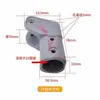 Cadeira Dobrável Cama de Sesta Acessórios Banco de Pesca Encosto Plástico 22./25 Conector de Tubo Redondo Fivela Portátil