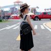 Mochila escolar pequeña retro de estilo coreano para niños, mochila de PU para salir, estilo francés, elegante y sencilla, de princesa.
