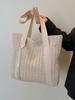 Bolso Tejido Hombro Cruzado Bolso de Paja Gran Capacidad Bolso de Verano Nuevo Bolso de Mano Versátil Casual para Mujer