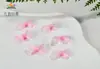 Accesorios para Muñecas de Moño Pequeño de 2 cm Materiales Hechos a Mano para Bricolaje Moño de Malla Cinta Estampada en Oro Caja de Regalo Regalo