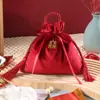 Bolsa de Dulces de Boda de Terciopelo, Bolsa Portátil de Boda, Bolsa de Regalo para Dama de Honor de Cumpleaños de Luna Llena, Caja de Dulces de Boda