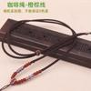 Mão tecida pingente enrolamento fio colar cordão diy Emerald Gold Jade xixi homens e mulheres fabricantes de corda atacado
