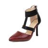 Sandalias puntiagudas de verano para mujer de tallas 32-48 yardas europeas y americanas, combinación de colores, punta cubierta, tacón alto, zapatos de mujer X2301107