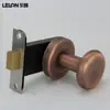 Fechadura de Porta Invisível Redonda de Lado Único, Fechadura de Porta Oculta para Parede de Fundo Interna, Fechadura de Lado Único Oculta de Liga de Zinco para Porta