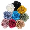 Broche Rosa Grande Estilo Francês Temperamento Feminino Feito à Mão Corsage de Tecido Alfinete Alto Senso de Design Acessórios para Vestido de Terno