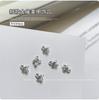 Nueva joyería de metal para uñas, mini flor, exquisita perla, pequeños pétalos, accesorios DIY para uñas al por mayor
