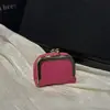 Nova Bolsa para Joias Compacta de Couro Genuíno com Anel de Diamante, Mini Bolsa para Batom, Porta-Moedas, Caixa de Armazenamento para Joias de Anel, Colar, Brincos