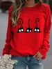 Gran Stock Disponible 2026 Deseo Aliexpress Ebay Venta Caliente Otoño e Invierno Europeo y Americano Estampado Manga Larga Sudadera