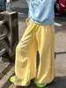 Pantalones anchos de mujer con estampado de estrellas retro americano, holgados y versátiles, cintura elástica, pantalones casuales, pantalones deportivos de chándal para chica hot de jazz