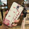 Adecuado para Samsung Note3/N9008 soporte para teléfono móvil pulsera funda cordón serie flor funda protectora funda suave de silicona