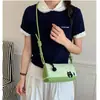 Bolsa de Ombro Color Block Coreana Fresca e Estilosa de Verão, Bolsa Casual Doce de Axila, Bolsa Transversal Versátil Chique da Moda