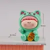 Año Nuevo Gato Li Si Cai Par Caja Sorpresa Táctil Linda Moderna Jugar Lindo Grano Color Sólido diy Resina Escritorio Adornos Creativos