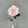 Novo produto transfronteiriço: Flor de dália artificial única para decoração de casamento de alto padrão, decoração de casa e dália para pintura a óleo