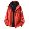 Jaqueta Outdoor Luotuo Estilo Igual para Mulheres, Conjunto de Duas Peças Três em Um à Prova de Vento e Impermeável para Outono e Inverno, Roupa de Trabalho para Viagem e Montanhismo Masculina