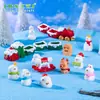 Produtos Novos Transfronteiriços Enfeites de Natal Boneco de Neve Rena Decorações DIY Bola de Cristal Acessórios Pendurados Micro Paisagem Pequenos Enfeites