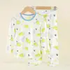 Pijama Modal Infantil para Meninos, Verão Fino Estilo Cartoon, Roupa de Ar Condicionado Classe A, Conjunto para Casa para Crianças Maiores