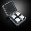 Doméstico Aço Inoxidável 304 Cubo de Gelo Metal Congelamento Rápido Cubo de Gelo Criativo Quadrado Bebida Gelada Gelo para Whiskey Pedra de Gelo para Vinho