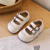 Mocasines de Suela Blanda para Niñas Colección Primavera/Verano 2026 Zapatos Pequeños de Piel para Niños Estilo Británico Zapatos de Princesa para Bebés Zapatos Poco Profundos sin Cordones