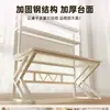 Escritorio de Computadora de Escritorio para Uso en Casa, Escritorio Sencillo con Estantería Integrada, Adecuado para Apartamentos Pequeños y Habitaciones de Alquiler, con un Tablero Perforado para Escribir y Trabajo de Oficina