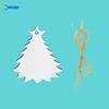 Adornos navideños de MDF, colgante navideño de madera, decoración de ambiente festivo, adornos para árbol de Navidad, manualidades creativas
