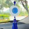 Colgante de seguridad para coche, colgante de seguridad de esmalte imitación seguro, colgante de la suerte, espejo retrovisor, colgante para coche, interior de coche
