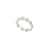Anillo de circón con diseño de nicho, pequeño y fresco, anillo de dedo sencillo, elegante, ligero y de lujo, nuevo producto.