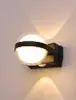 2024 creativa nueva lámpara de pared LED emisora de luz nórdica habitación dormitorio pared de fondo lámpara de pared impermeable exterior venta al por mayor