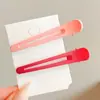 Pinza de pico de pato para maquillaje de moda estilo coreano, básico y simple, alto valor estético, pinza lateral, no deja marca, nuevo modelo 2026, pinza para el cabello elegante