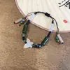 Pulsera de Mariposa Super Hada ins Nicho Pulsera de Mariposa Plateada para Mejores Amigos Regalos de Alto Valor con Flores y Cuentas de Esmalte de Colores