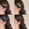 Pinzas laterales con un toque de alta gama, pasadores exquisitos, pasadores para el cabello lindos de dopamina, pinzas para flequillo, pasadores de estilo coreano para primavera-verano