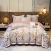Juego de cuatro piezas de jacquard de algodón estilo europeo de algodón puro estampado funda de edredón sábanas juego de boda ropa de cama de alta gama regalo