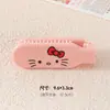 Escova de Cabelo com Expressão de Desenho Animado Fofa, Escova Almofadada de Alto Valor Estético para Meninas, Escova Dobrável Portátil, Escova de Cabelo Estilo Japonês