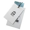 Etiqueta de cartão de algodão branco papel especial customizada papel com grão bonito bronzagem gravação textura textura logo de roupa de alta qualidade etiqueta pendurada