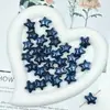Cuentas de cerámica de estrella de mar lindas cuentas sueltas cuentas DIY hechas a mano cocidas a alta temperatura pulsera collar accesorios de joyería tejidos