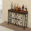 Mesa de entrada lateral de parede longa para sala de estar decorativa em estilo europeu, armário de corredor, tampa de radiador em estilo americano, rack de armazenamento