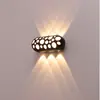 2024 creativa nueva lámpara de pared LED emisora de luz nórdica habitación dormitorio pared de fondo lámpara de pared impermeable exterior venta al por mayor