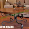 Estilo Europeo Casa Metal Estante de Almacenamiento Hierro Forjado Interior Forjado Estante para Bonsái Artesanía de Hierro Estante para Plantas