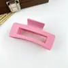 Pinza Cuadrada Esmerilada para el Cabello para Mujer Accesorios Vintage para el Cabello Disco de Baño Pinza para el Cabello Pinza Simple Acrílica de Tiburón