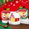 Bolsas de regalo de Navidad novedosas transfronterizas, bolsas selladas de dulces y snacks de Santa Claus, bolsas de embalaje de alimentos al por mayor