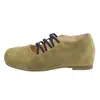 Zapatos planos Mary Jane para mujer 2026, nuevo estilo vintage, suela blanda, con tiras cruzadas de gamuza poco profundas y punta redonda